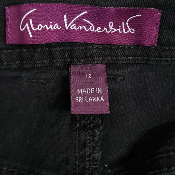 Gloria Vanderbilt black jeans - Picture 3 of 4